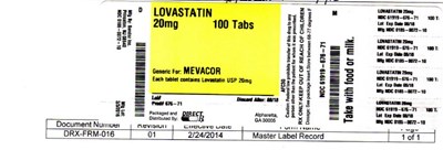 Lovastatin 20mg (Lovastatin 20mg)